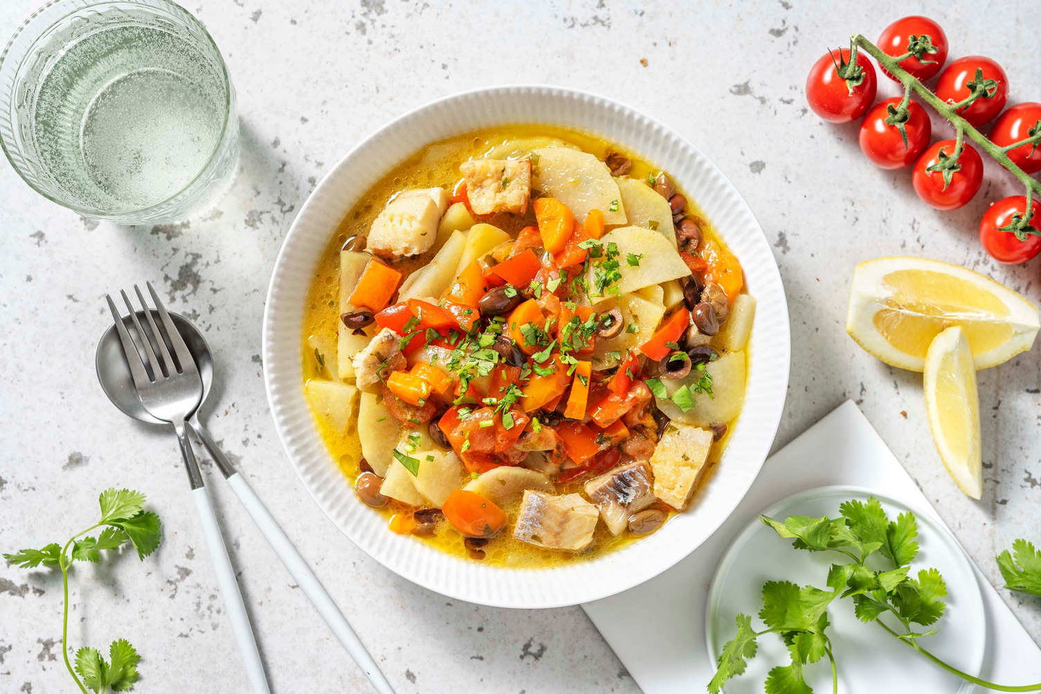 Mijoté de lieu à la marocaine