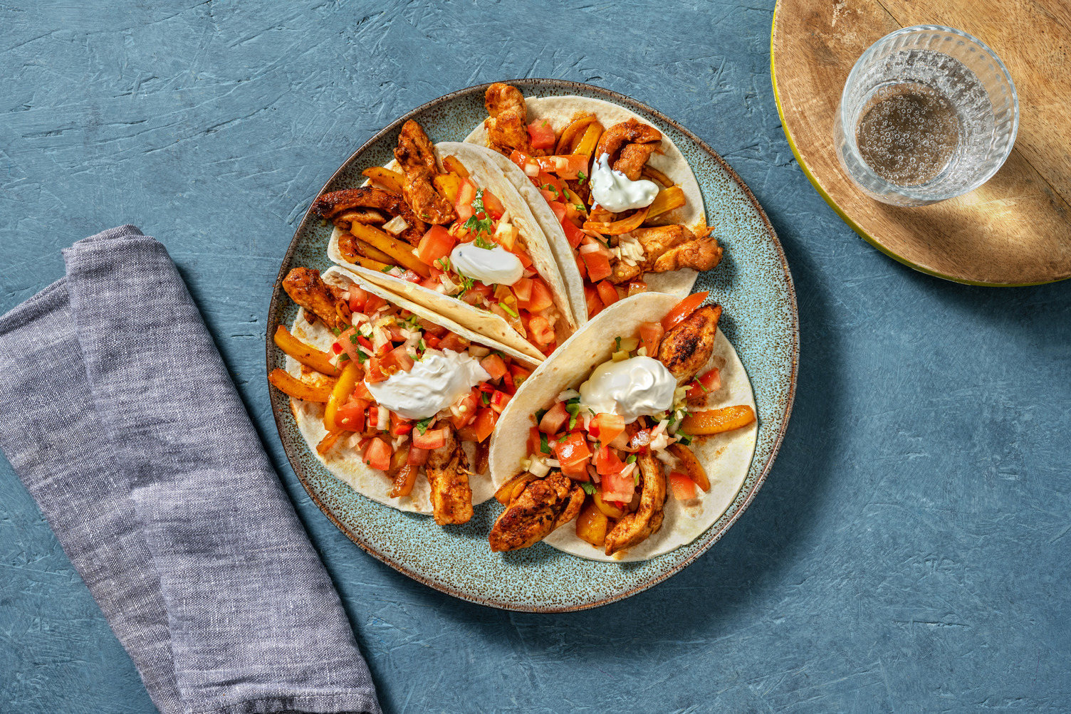 Mexicanske kyllingefajitas