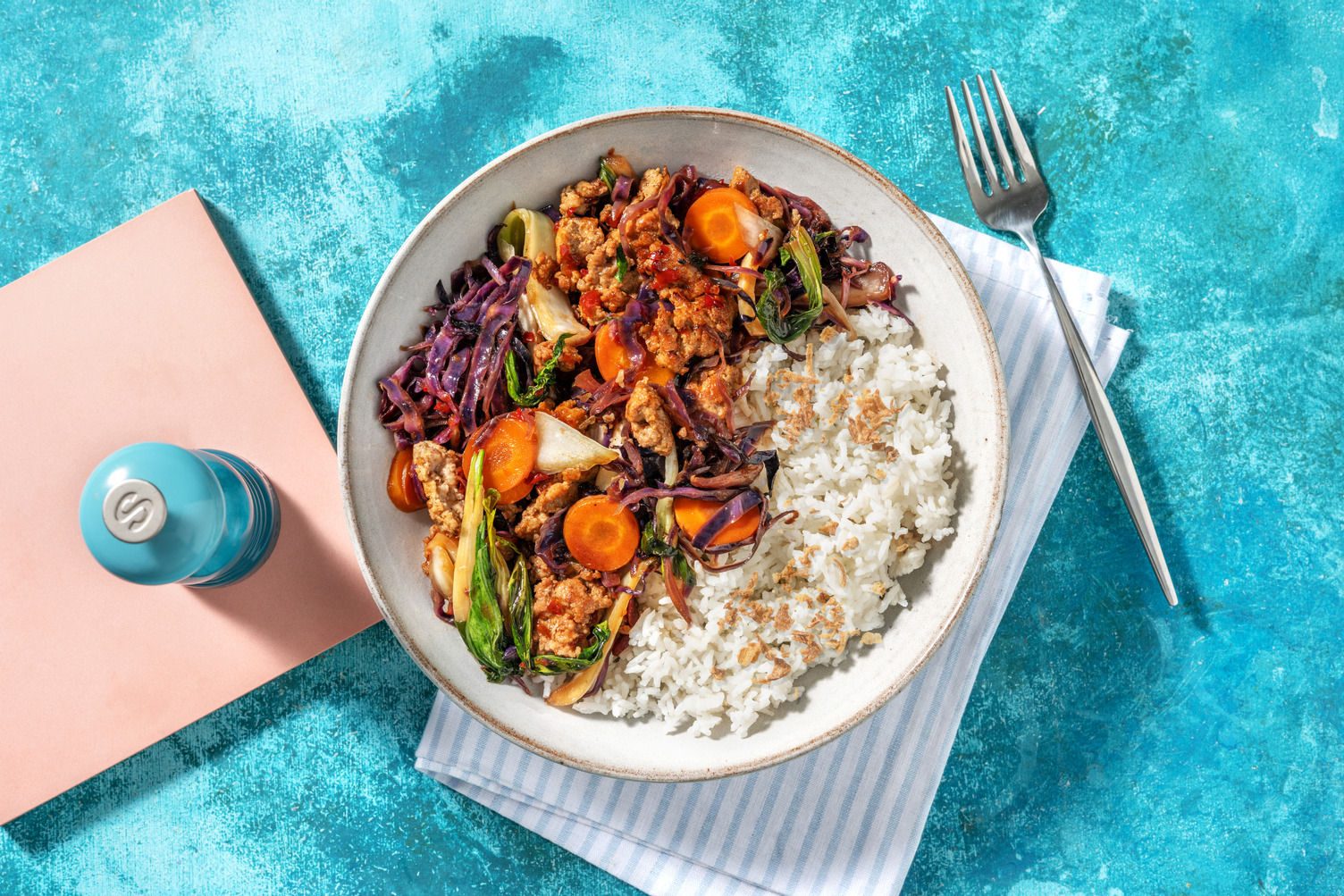 HelloHero: Sticky Ginger Prawn & Veggie Stir-Fry