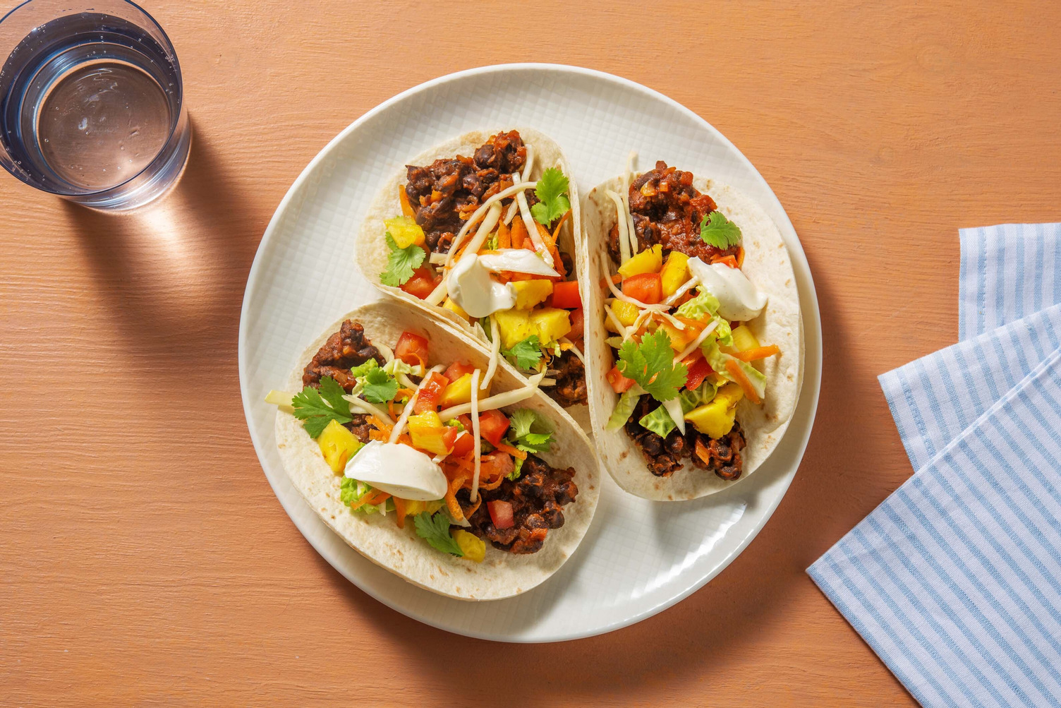 Vegetariska böntacos