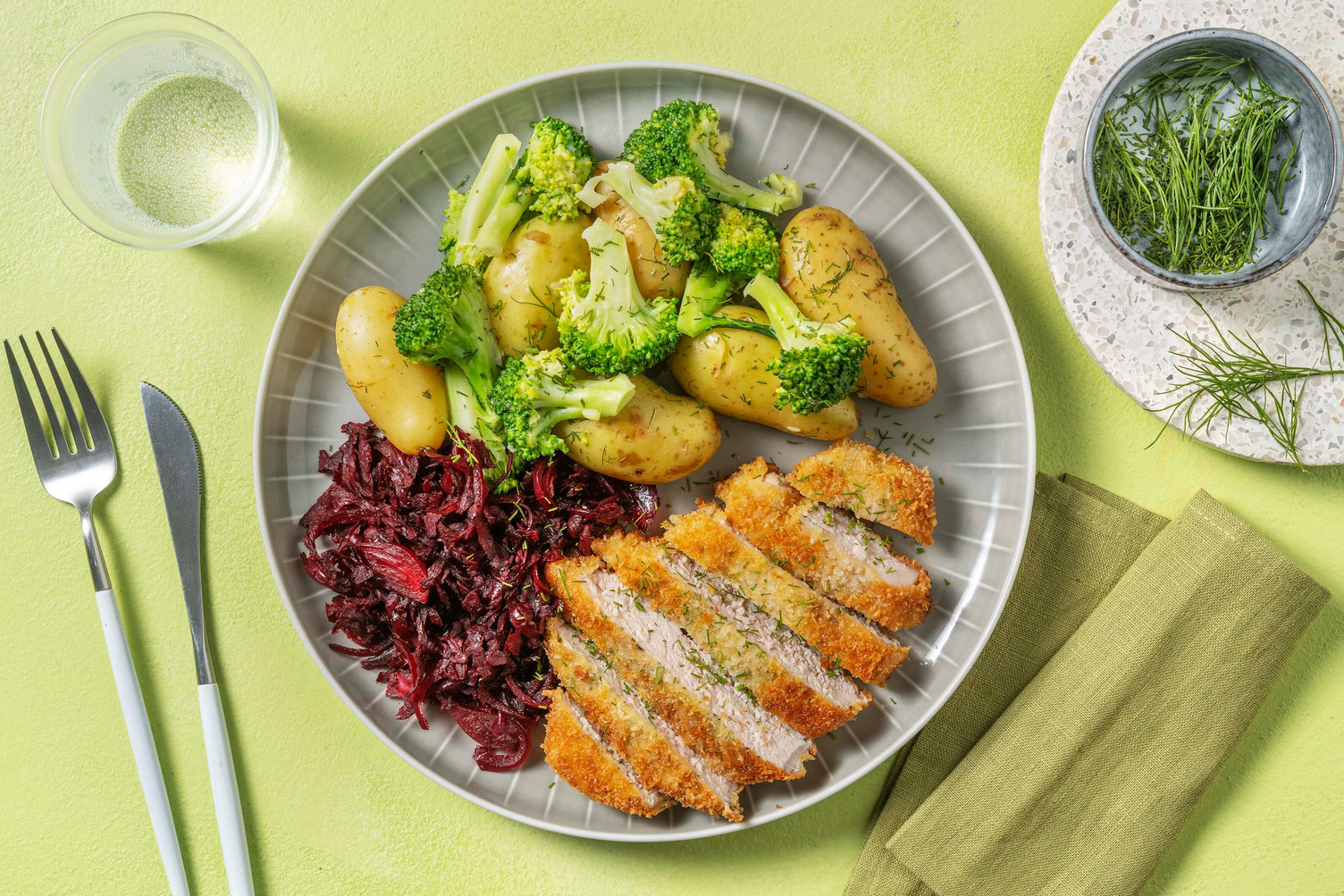 Hvidløgsmarineret svinekød