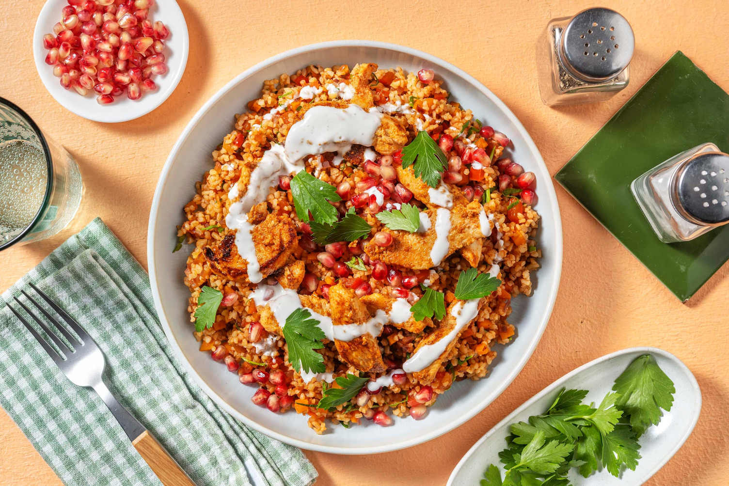 Turkish Chicken Bulgur Bowl