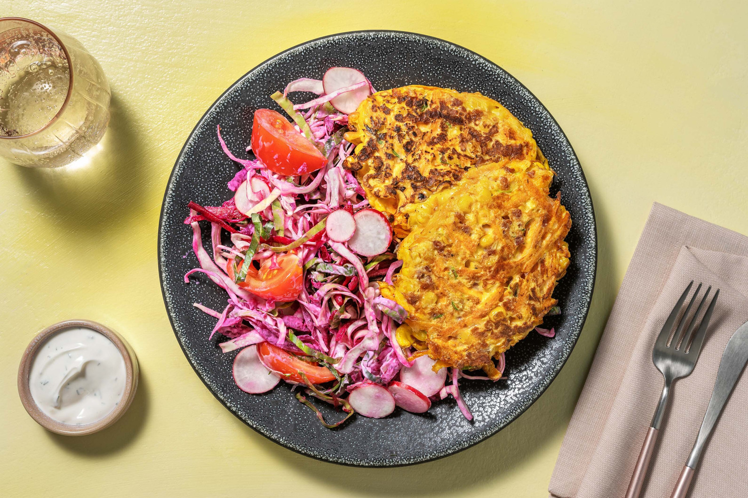 Mais- og baconlapper