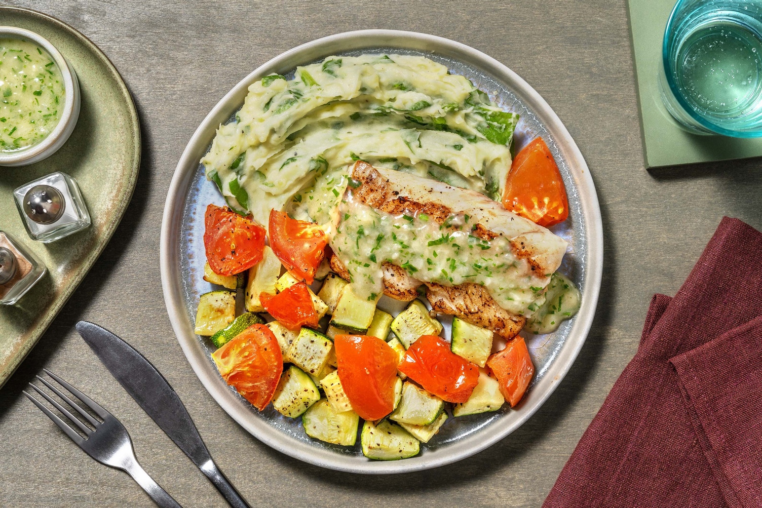 Medelhavs-inspirerad torsk