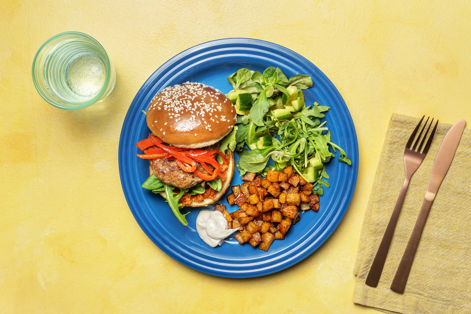 Supersimpele Spaanse hamburger