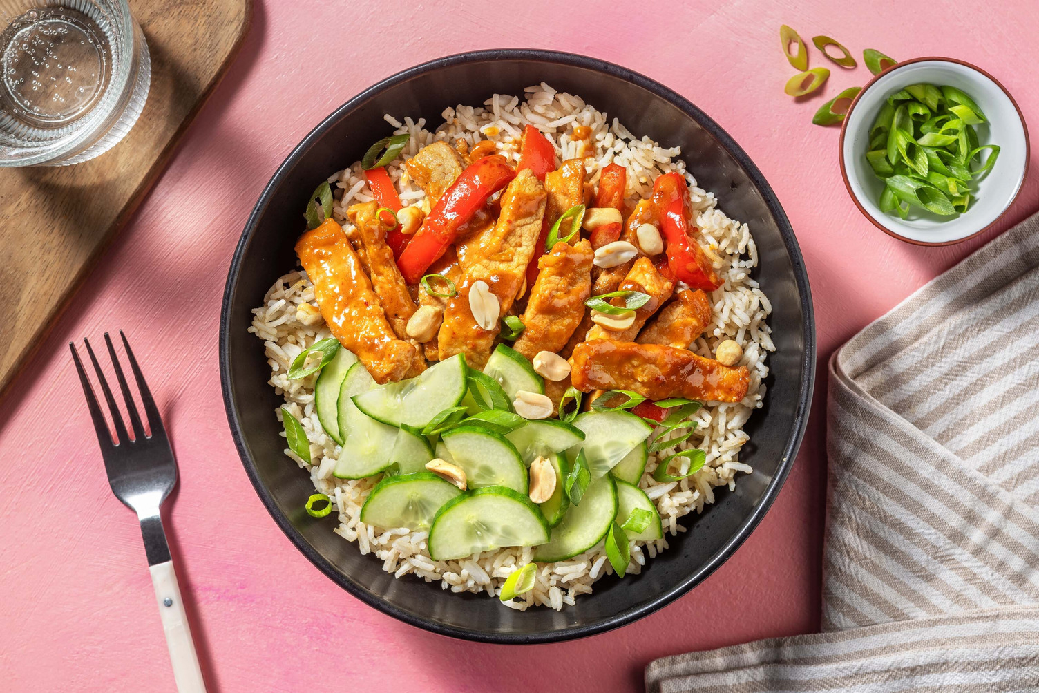 Sataymarinerat fläsk