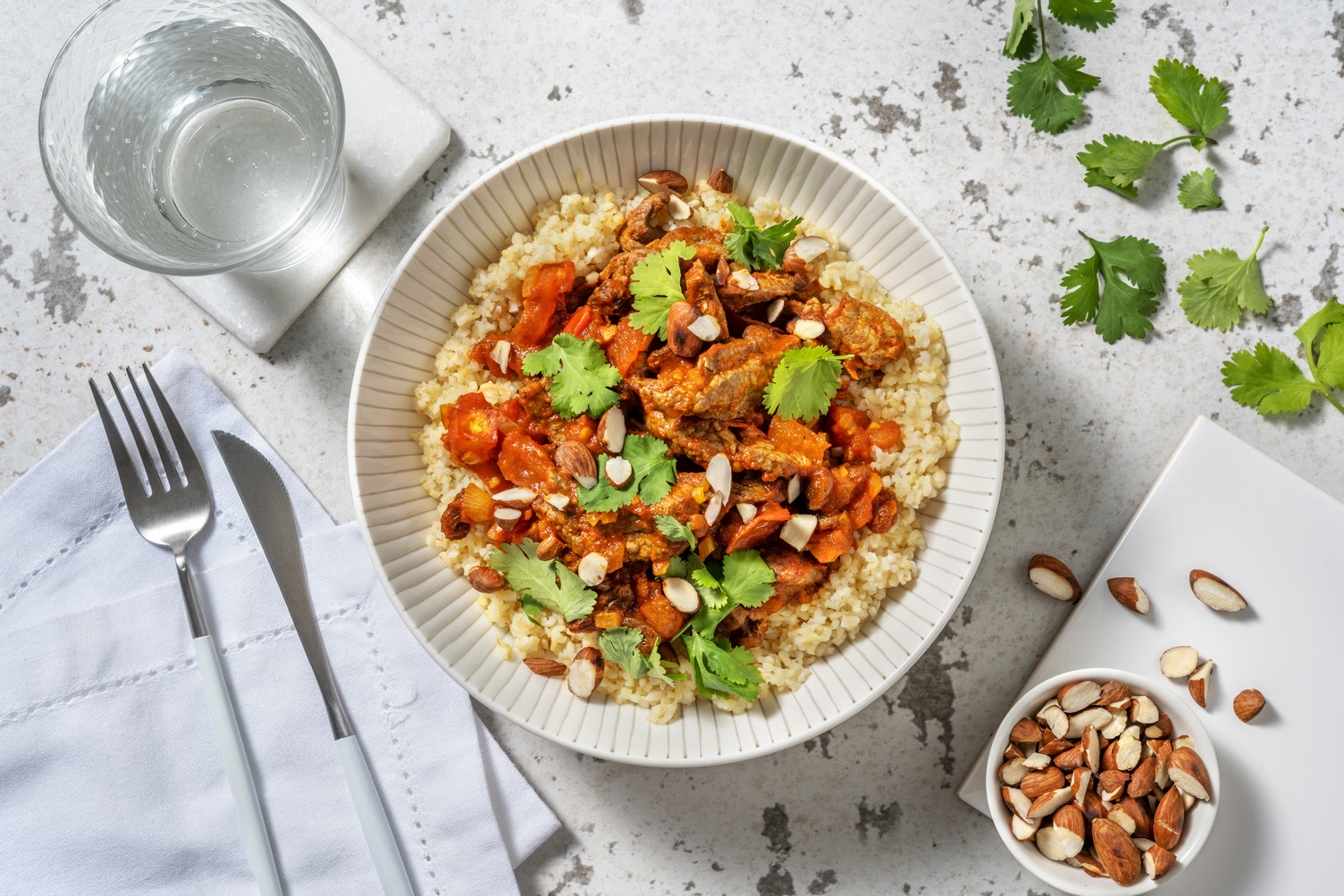 Bœuf sucré-salé à la marocaine