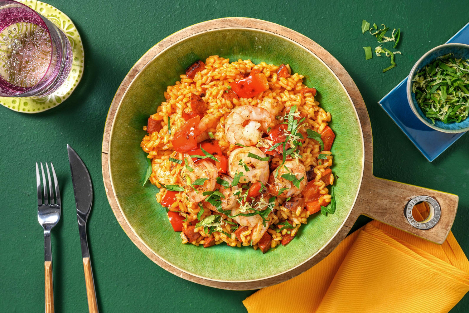 Ultimate King Prawn and Chorizo Paella