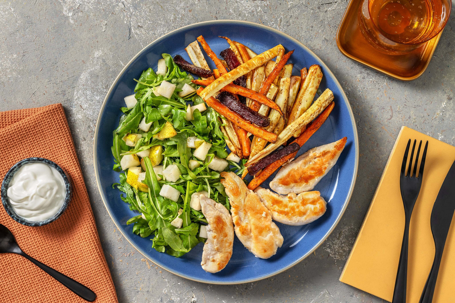 Gyllenstekt BBQ-kylling