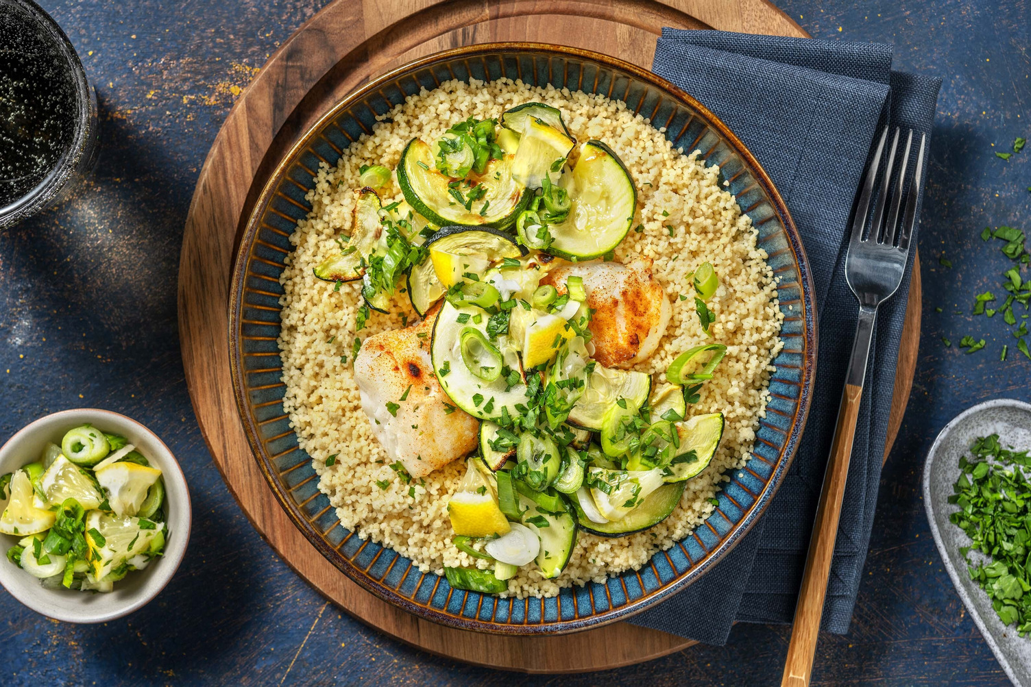Filetto di merluzzo alla paprika con couscous