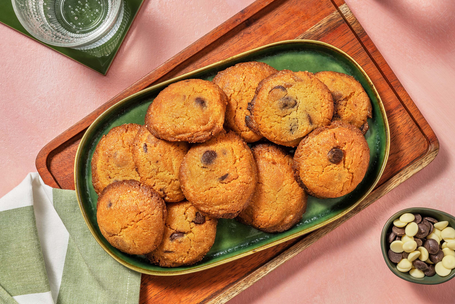 Duo chocolate chip cookies