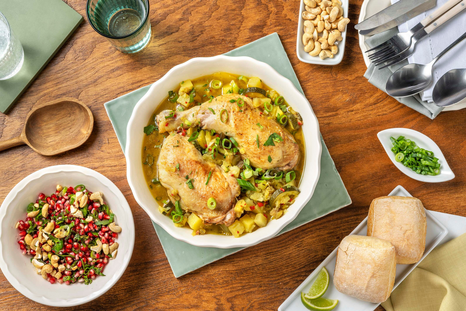 Mijoté de poulet antillais façon colombo