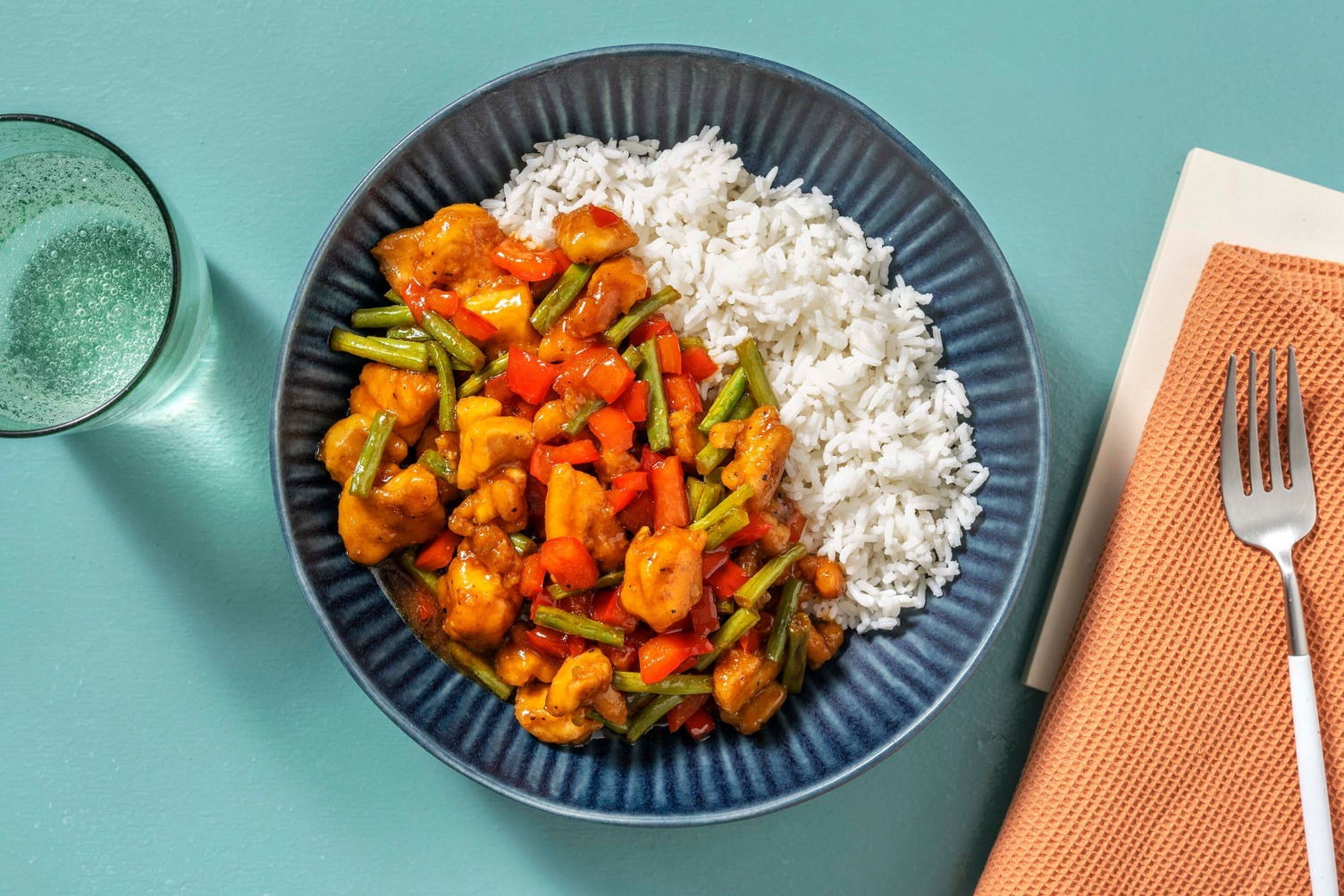 Orange Chicken and Jasmine Rice