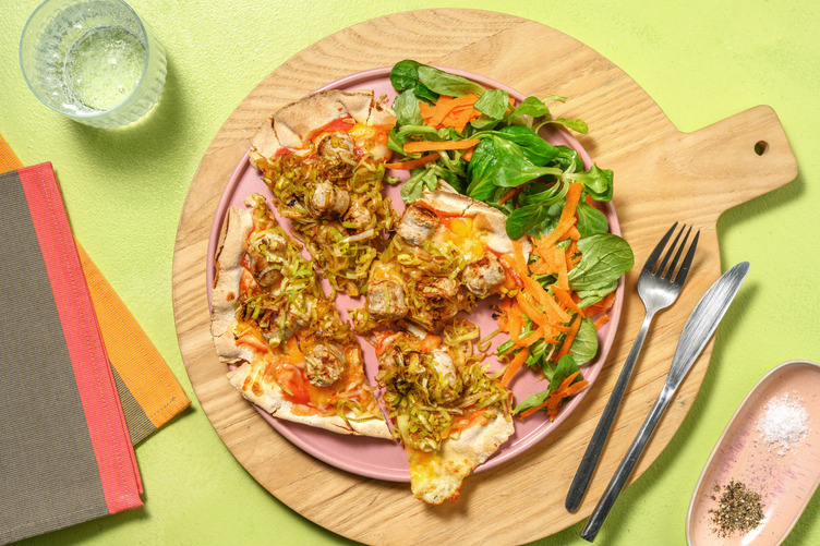 Sausage and Leek Flatbread