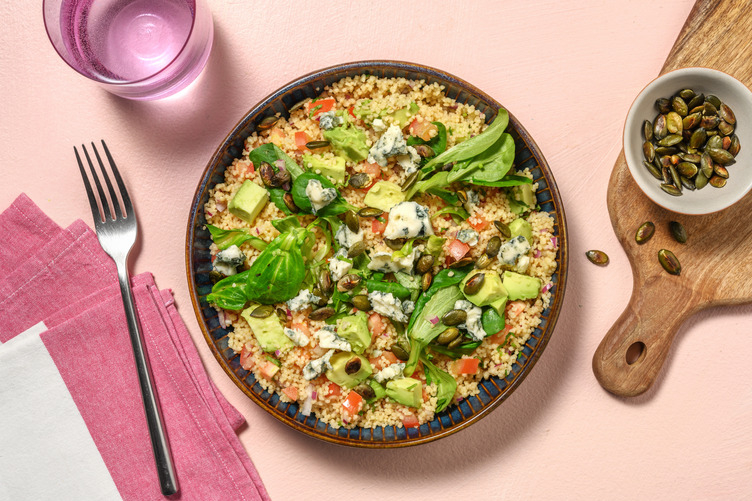 Loaded Couscous Tomato Salad