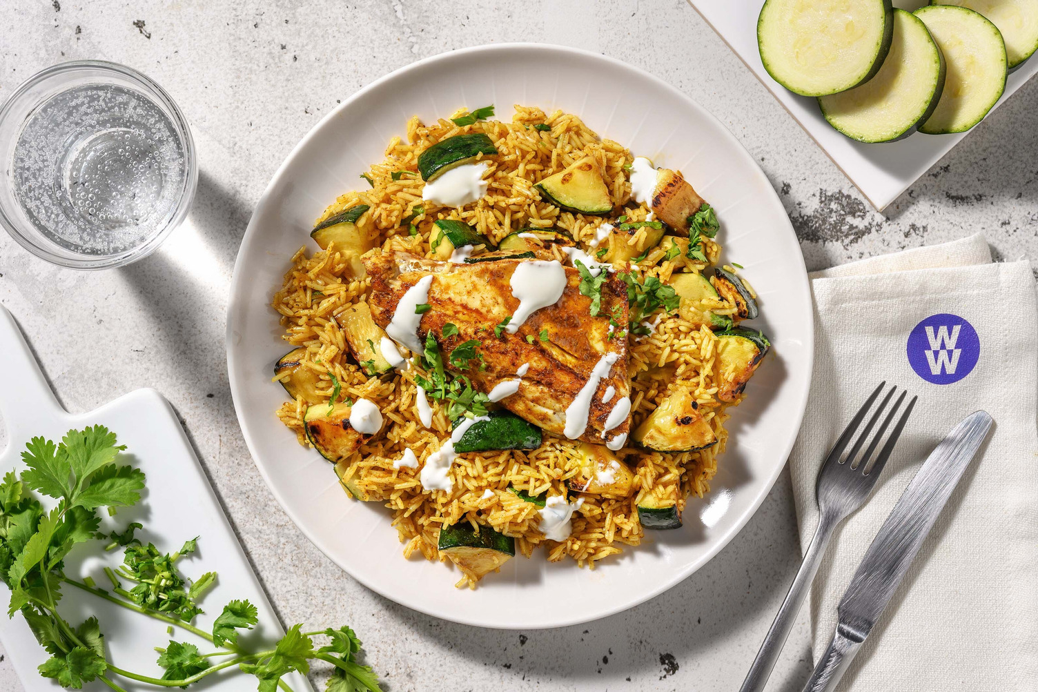 Tikka and Coriander Marinated Sea Bass