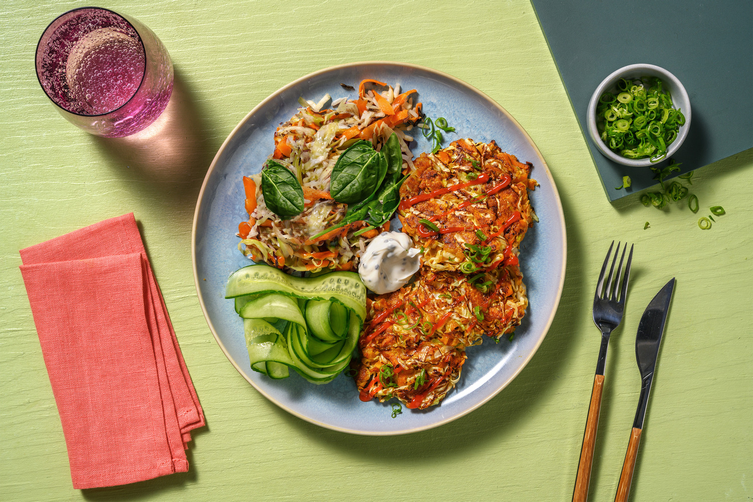 Asiatiske grøntsagsfrikadeller 