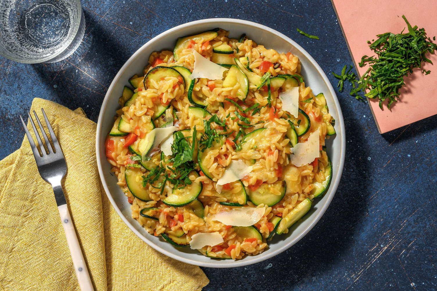 One pot d'orzo & Ossau-Iraty