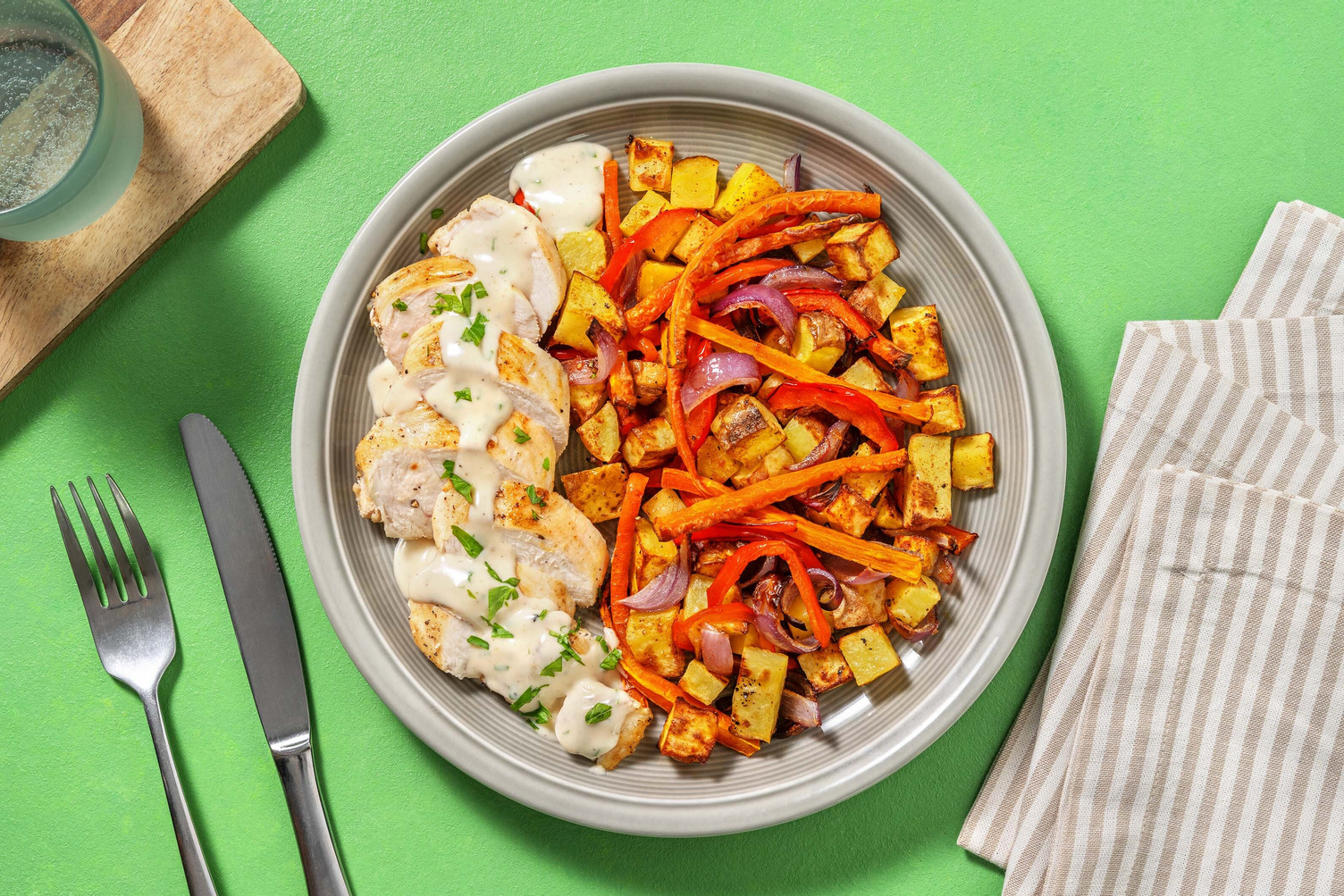 Pannestekt kyllingfilet