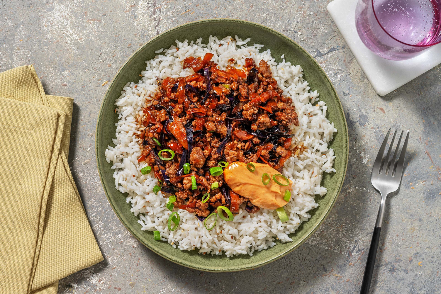 Kjøttdeig i hoisinsaus