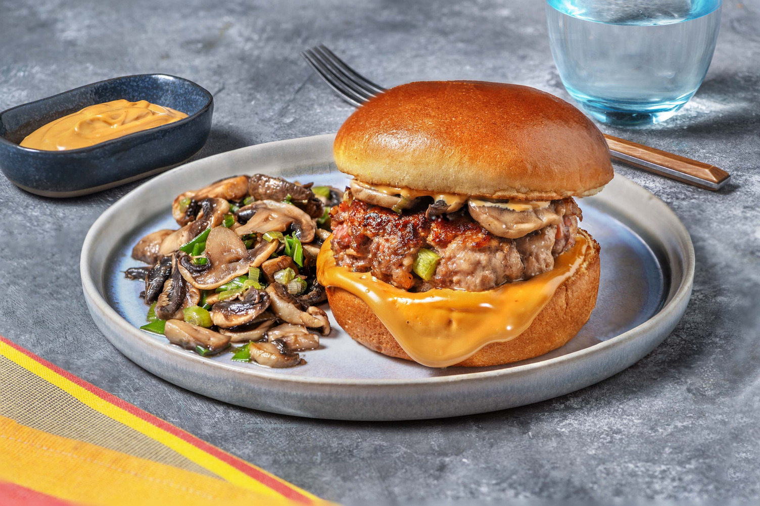 Hamburger di carne all'orientale