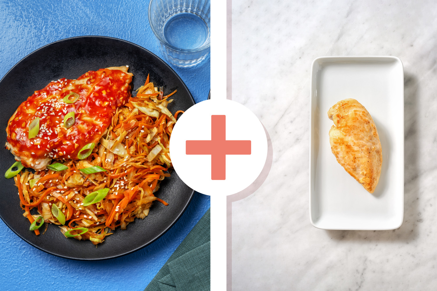 Pollo glassato alla coreana (extra pollo)