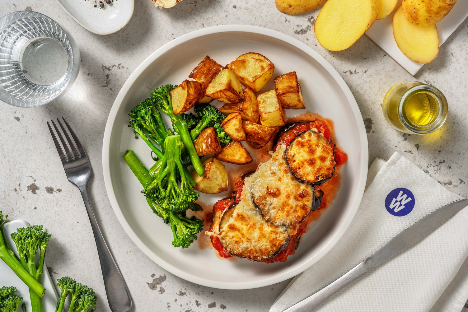 Cheesy Aubergine Parmigiana