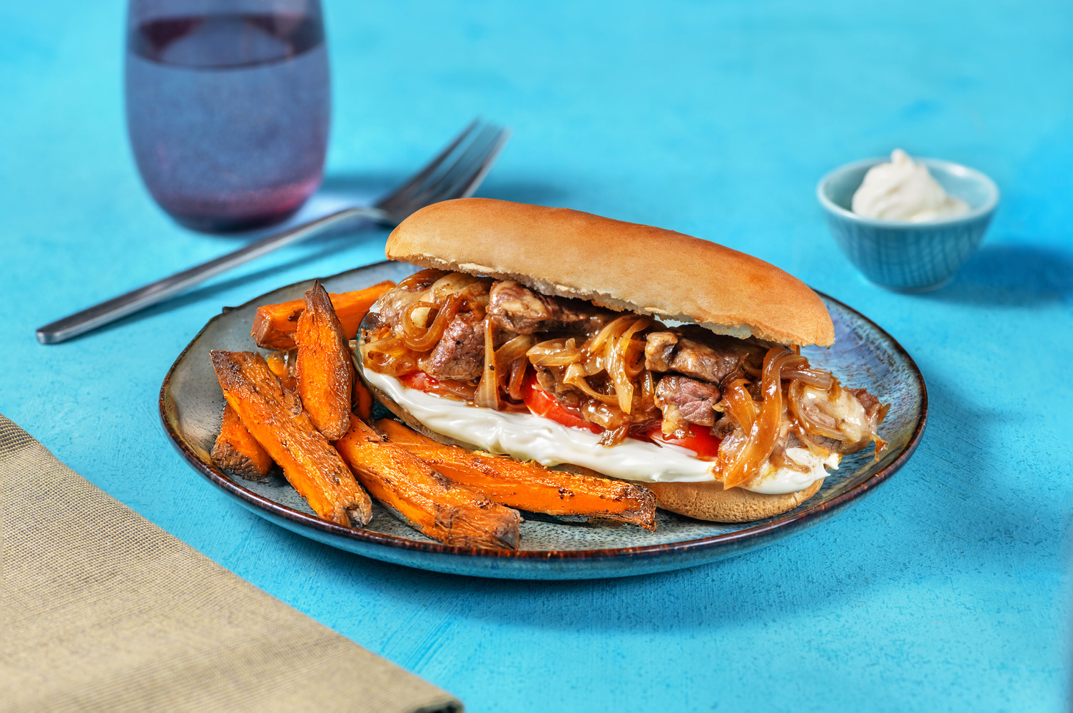 Double Philly-Style Beef & Cheese Subs