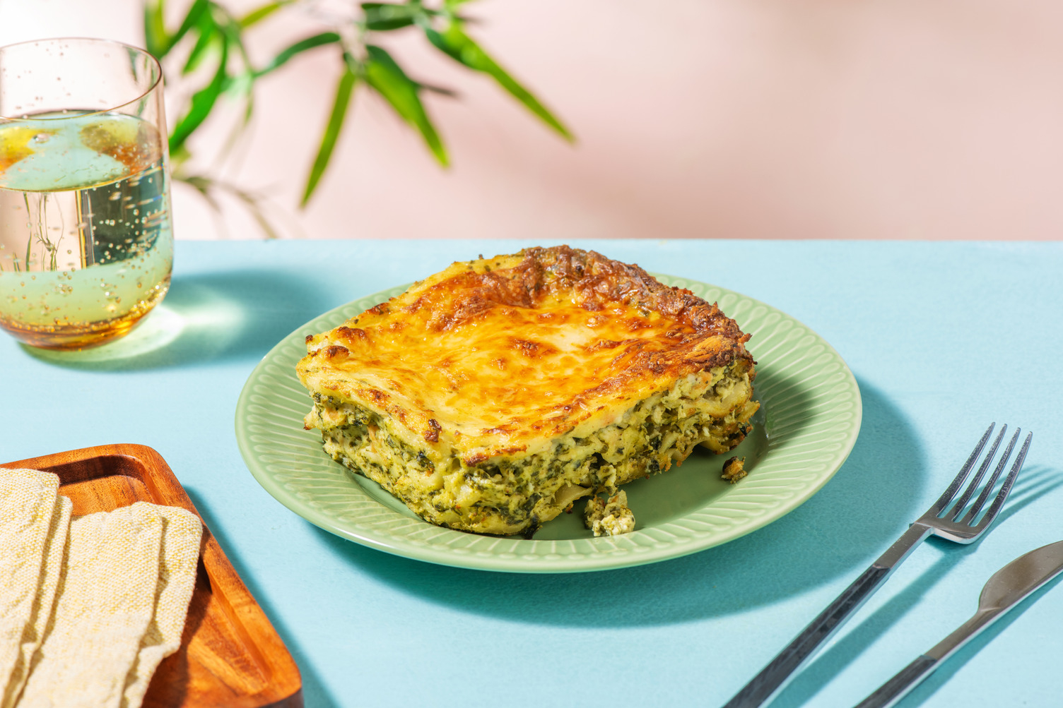 Lasagne saumon-épinards & ricotta de brebis