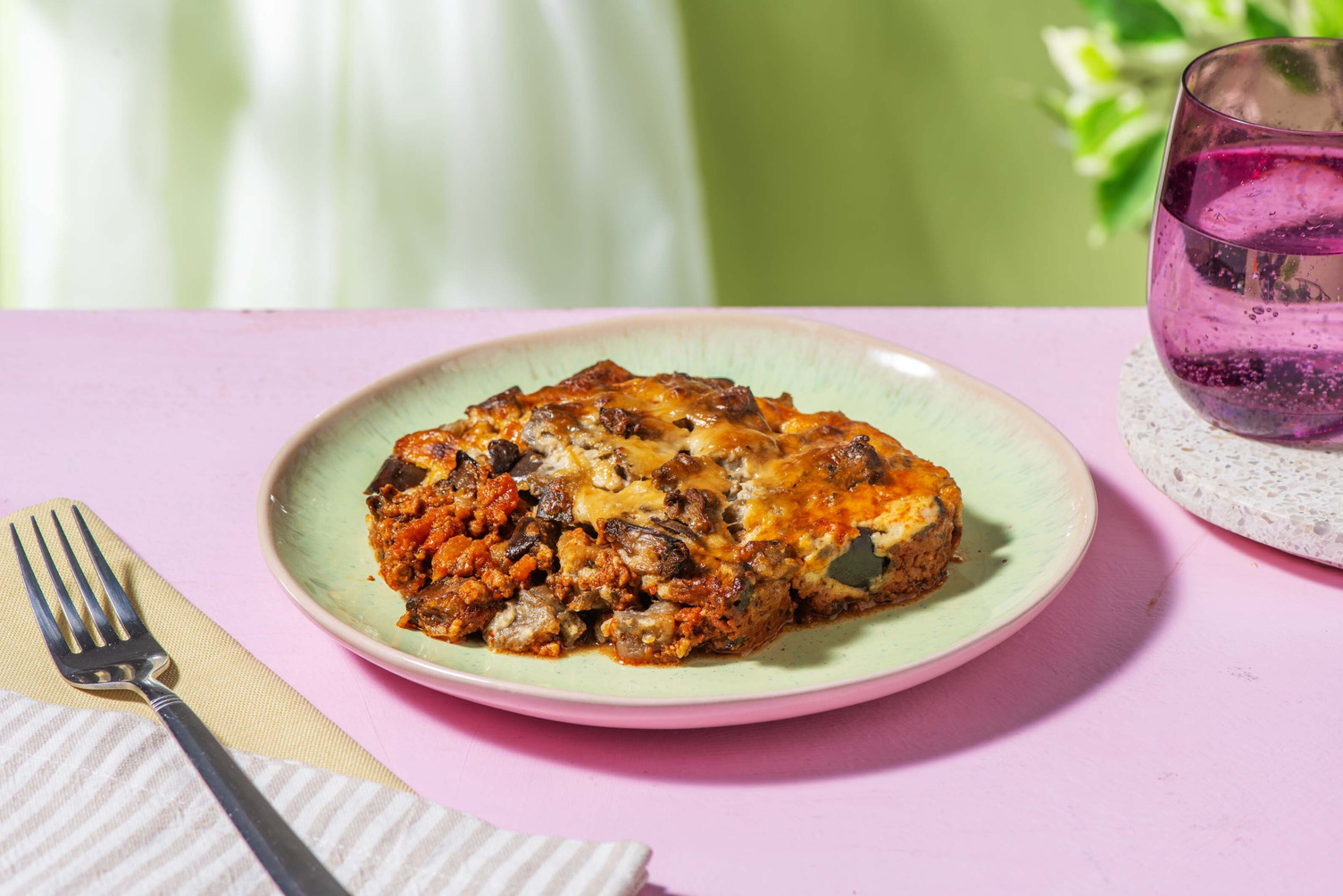 Moussaka à l'emmental