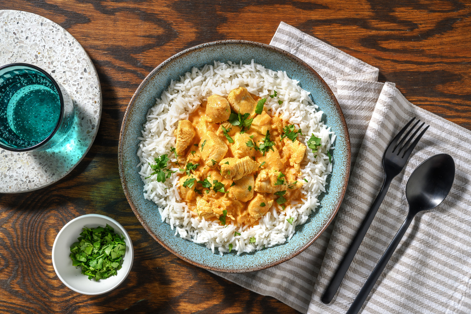 Pollo estilo tikka masala