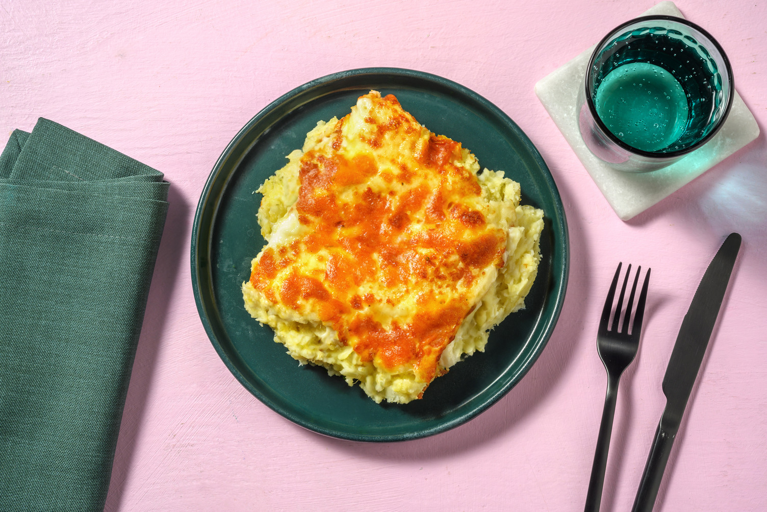 Pastel de bacalao y patatas