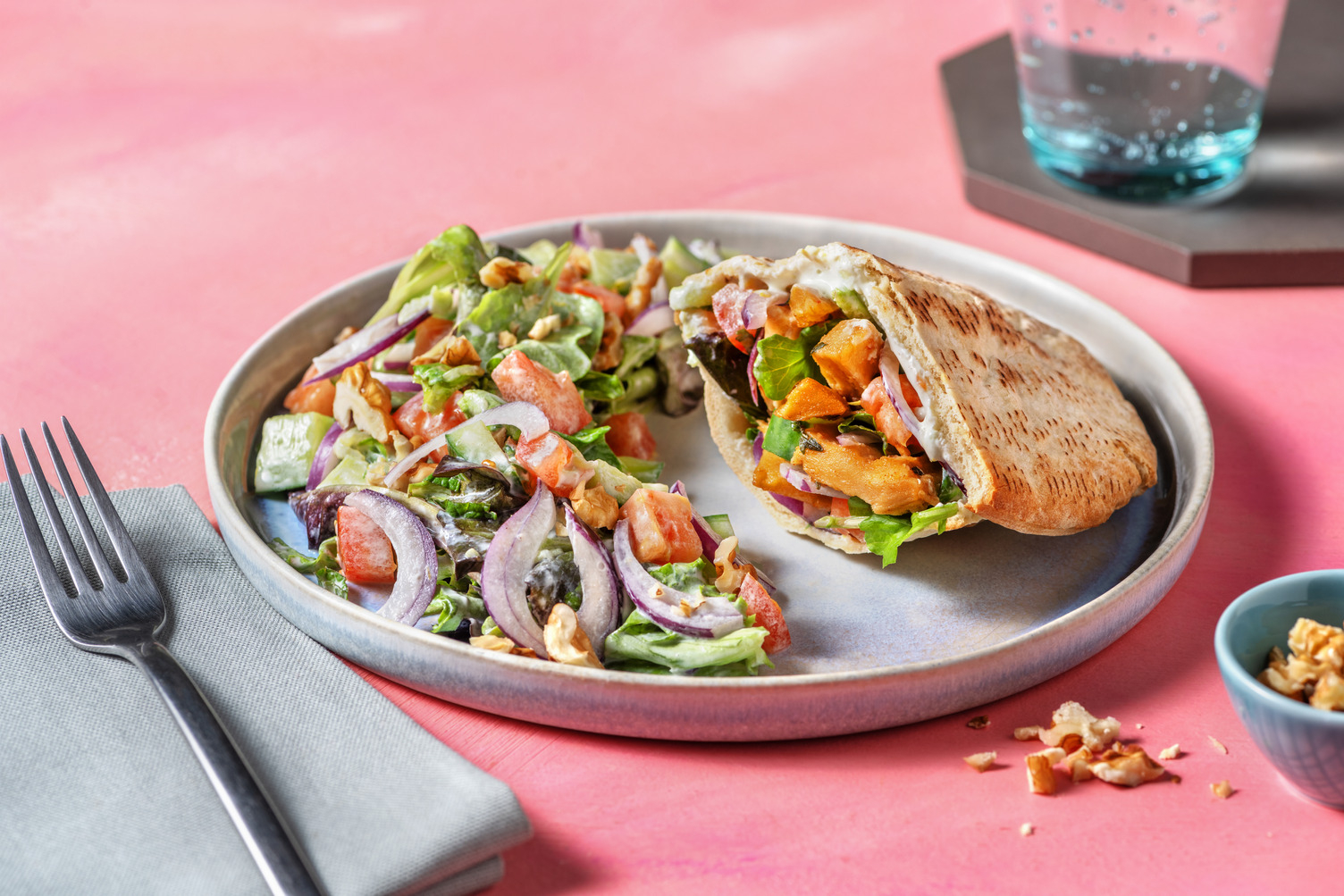 Pita de heura a la plancha