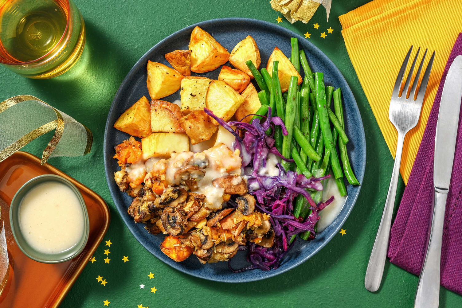 Ultimate Christmas Sweet Potato and Mushroom Nut Roast