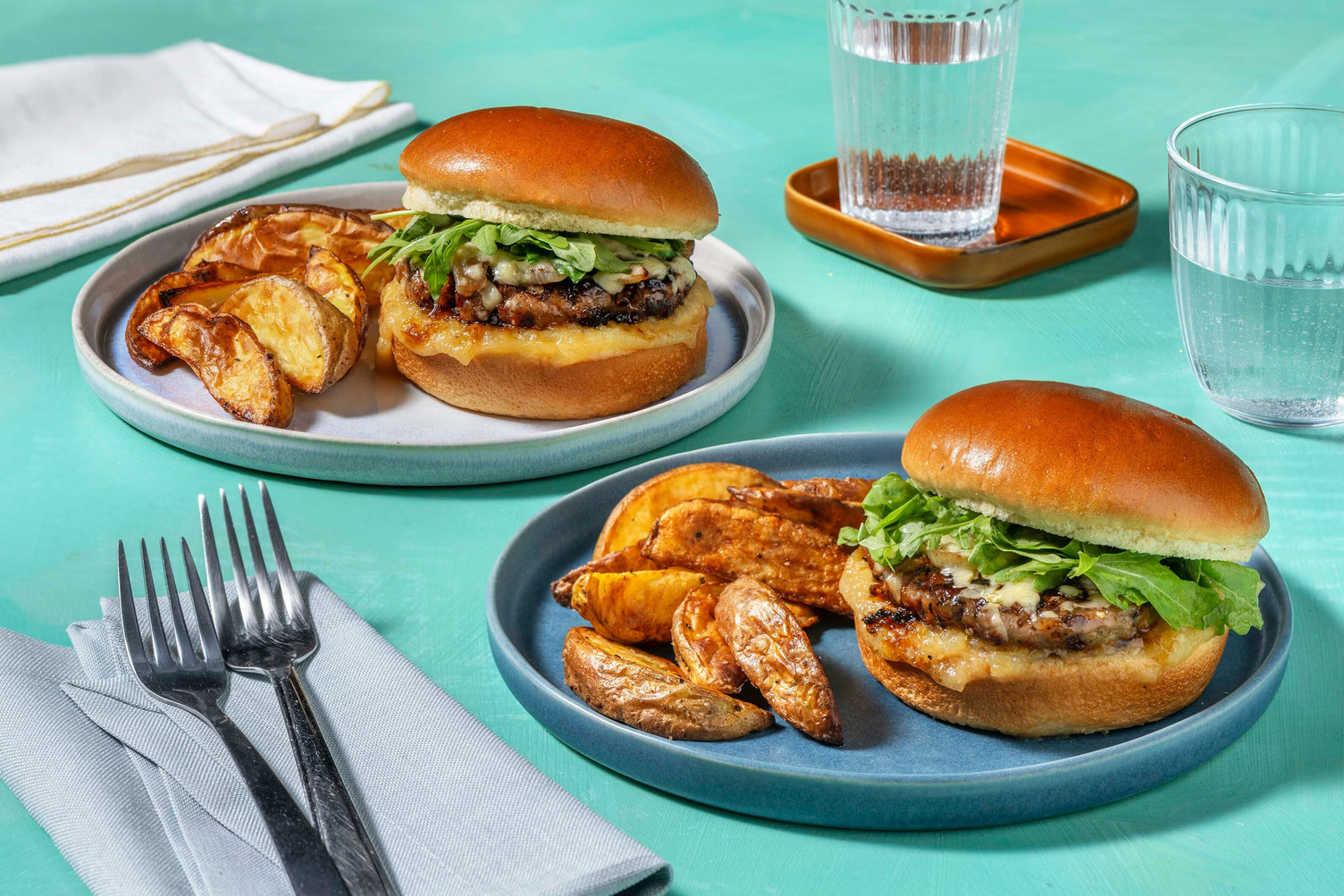 Oregano and Cranberry Sausage Burger