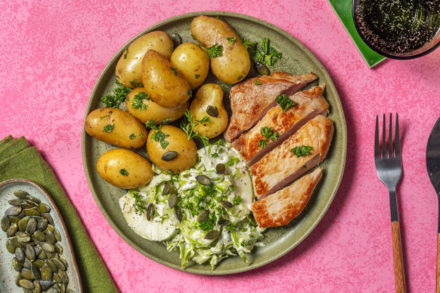 Pannestekt svinekjøtt