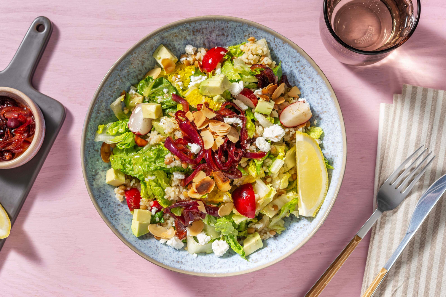 Salade de lentilles & boulgour à la turque