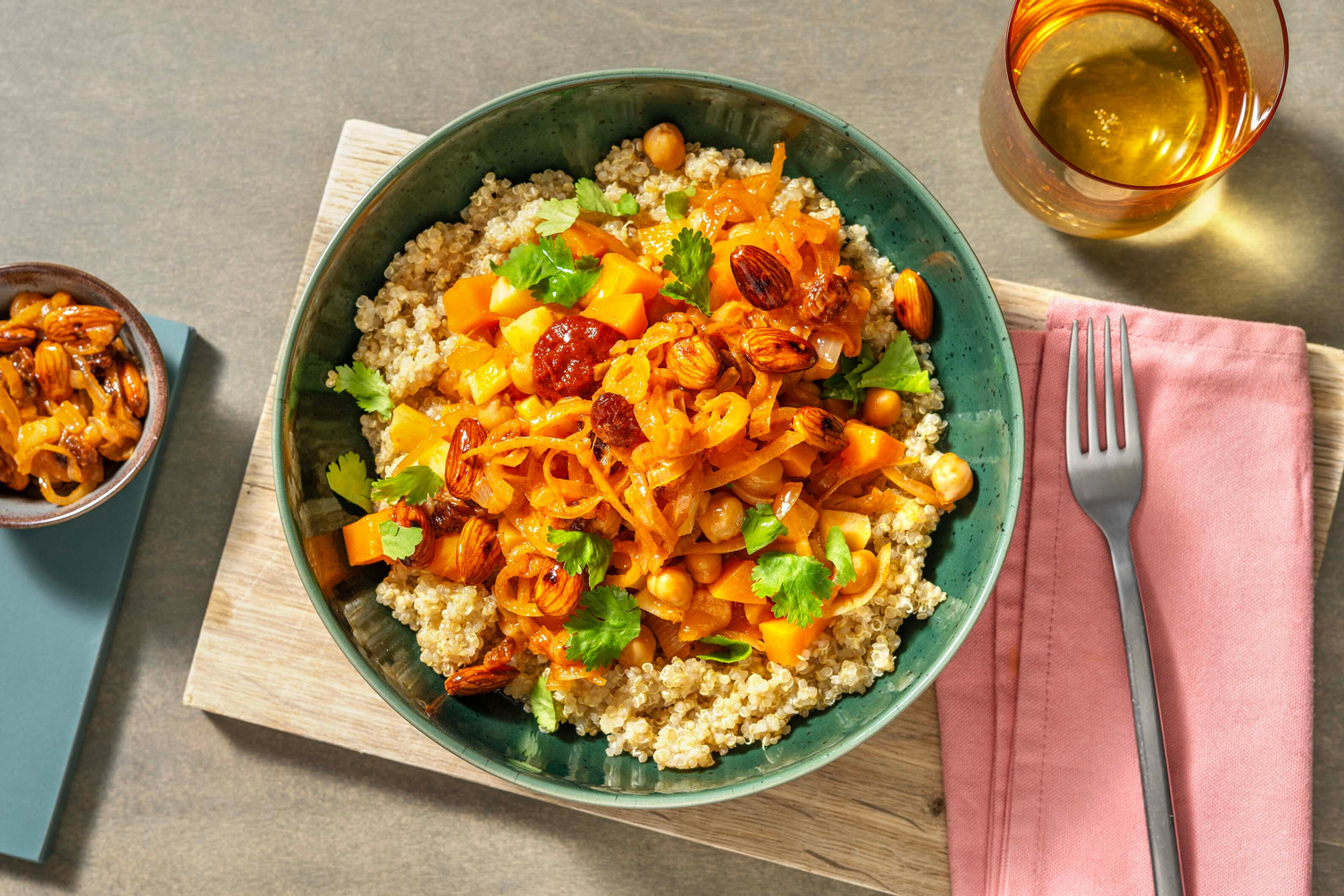 Couscous végétarien au potimarron & quinoa