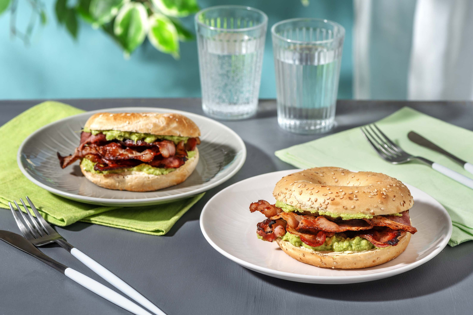 Smashed Avocado Bagel