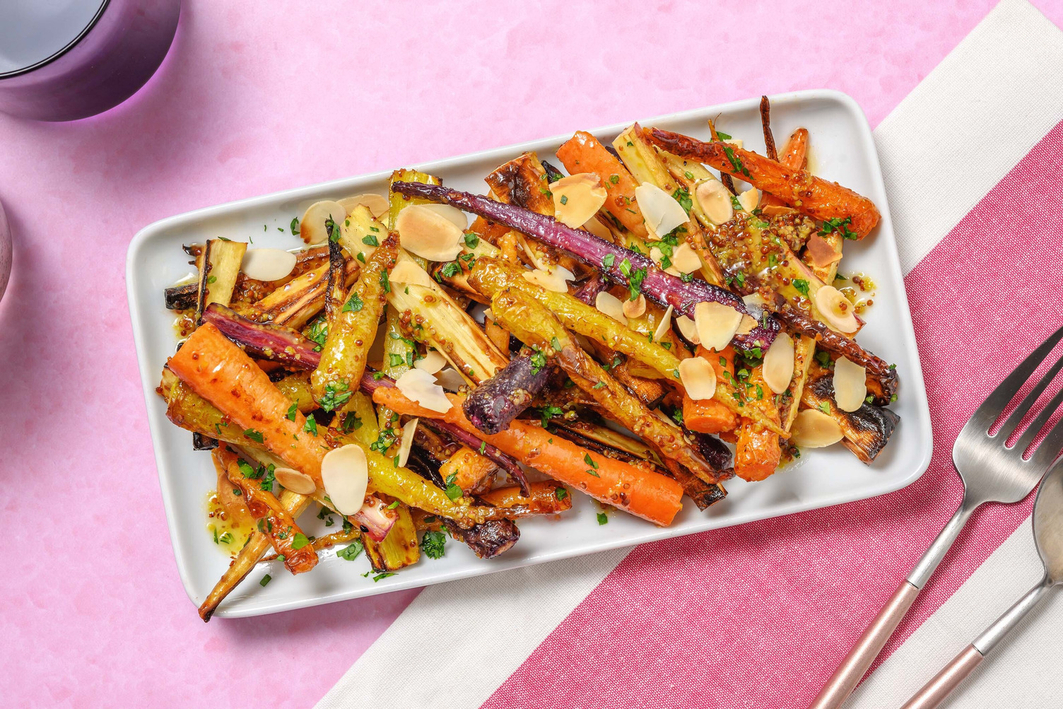 Sticky Roasted Parsnips and Carrots