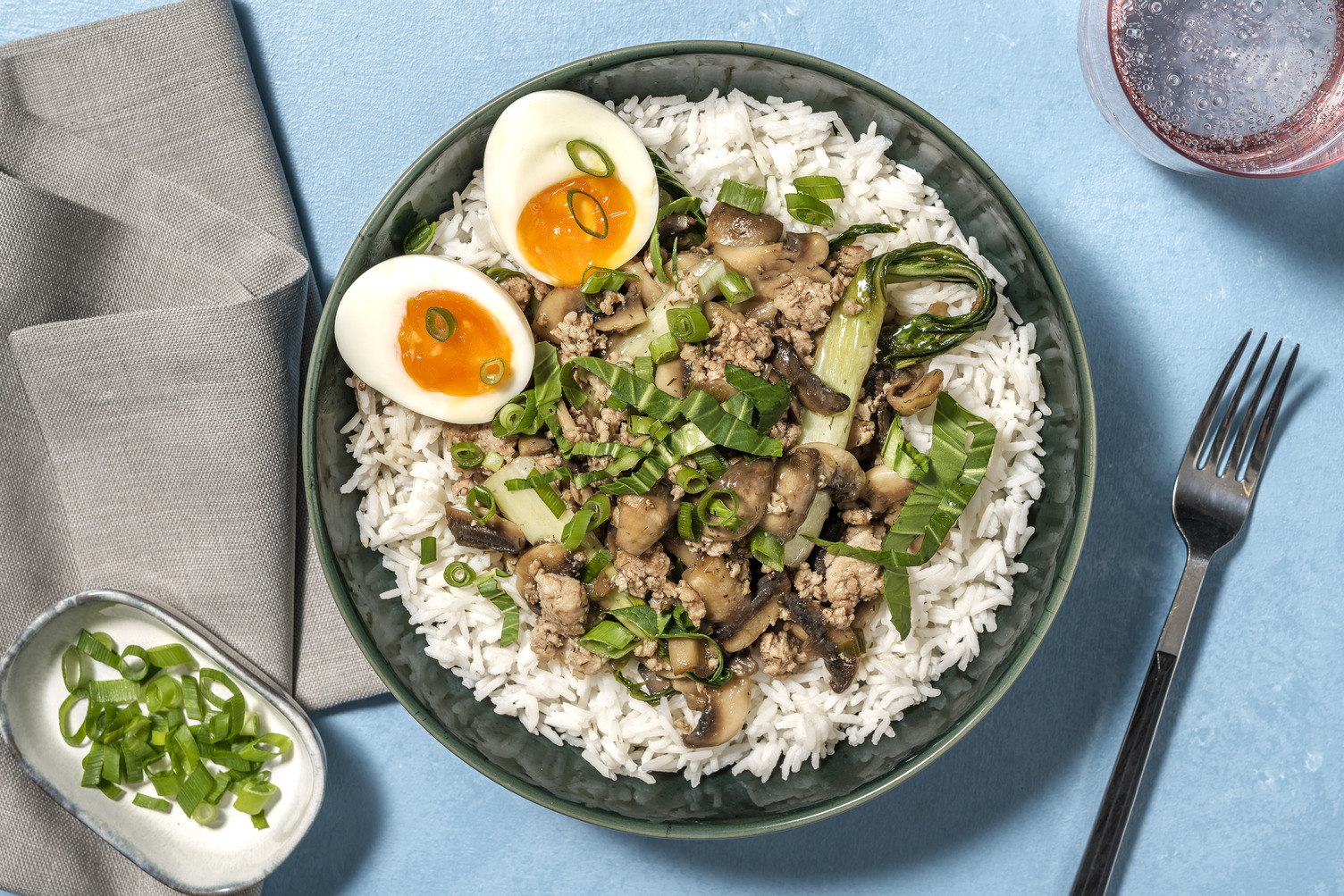 Porc grillé à la taïwanaise & pak choï