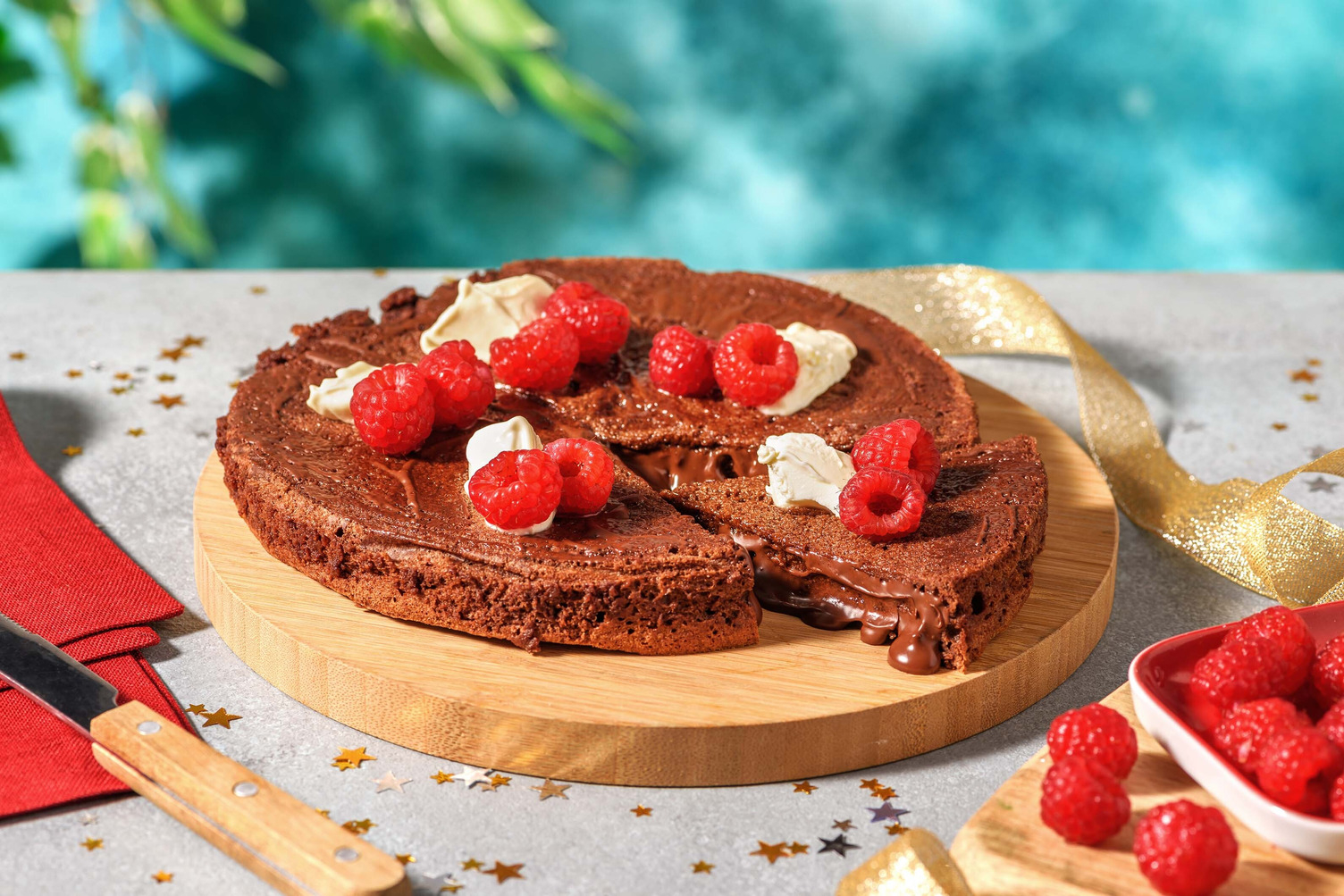 Chocolade moelleux taart