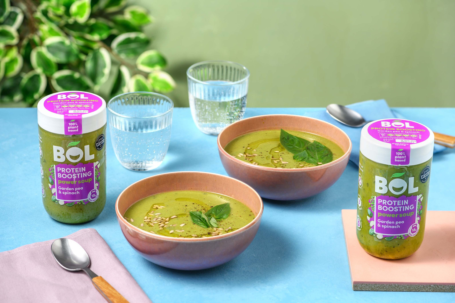 BOL Garden Pea & Spinach Power Soup Multipack Bundle