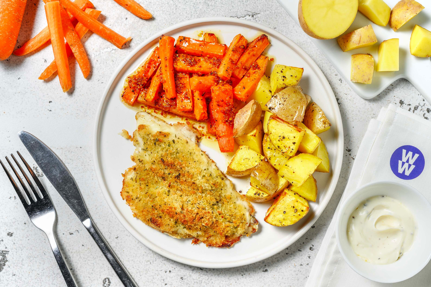 Cheesy Crusted Barramundi