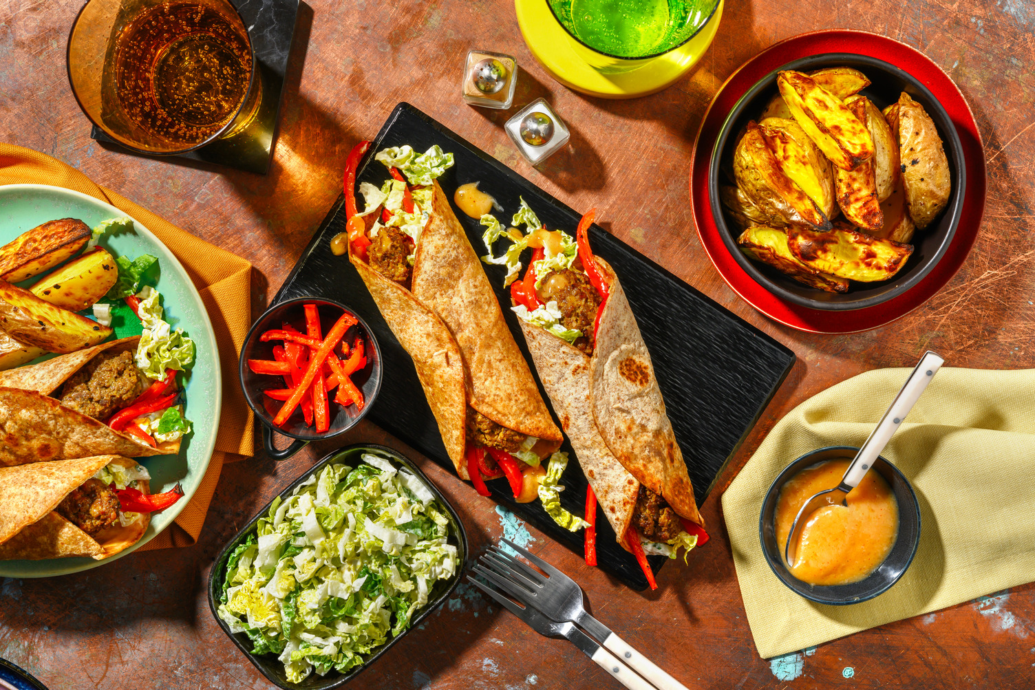 Spiced Lamb Kathi Style Rolls