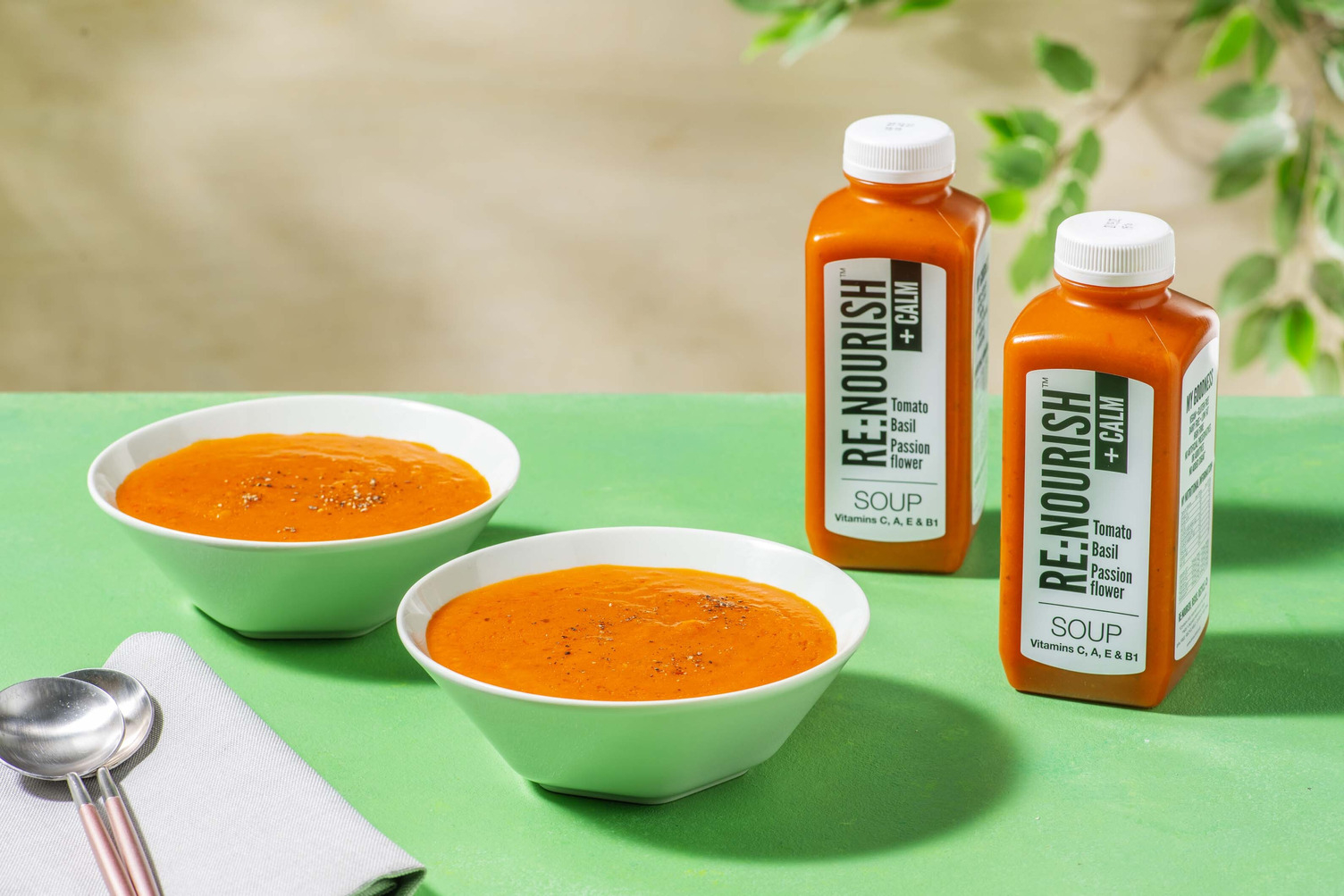 Re:Nourish Calm - Tomato, Basil and Passion Flower Soup Bundle