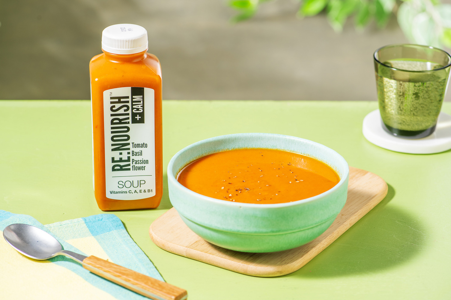 Re:Nourish Calm: Tomato and Passion Flower Soup