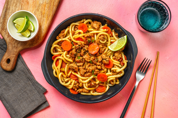 Fragrant Beef Udon Noodles