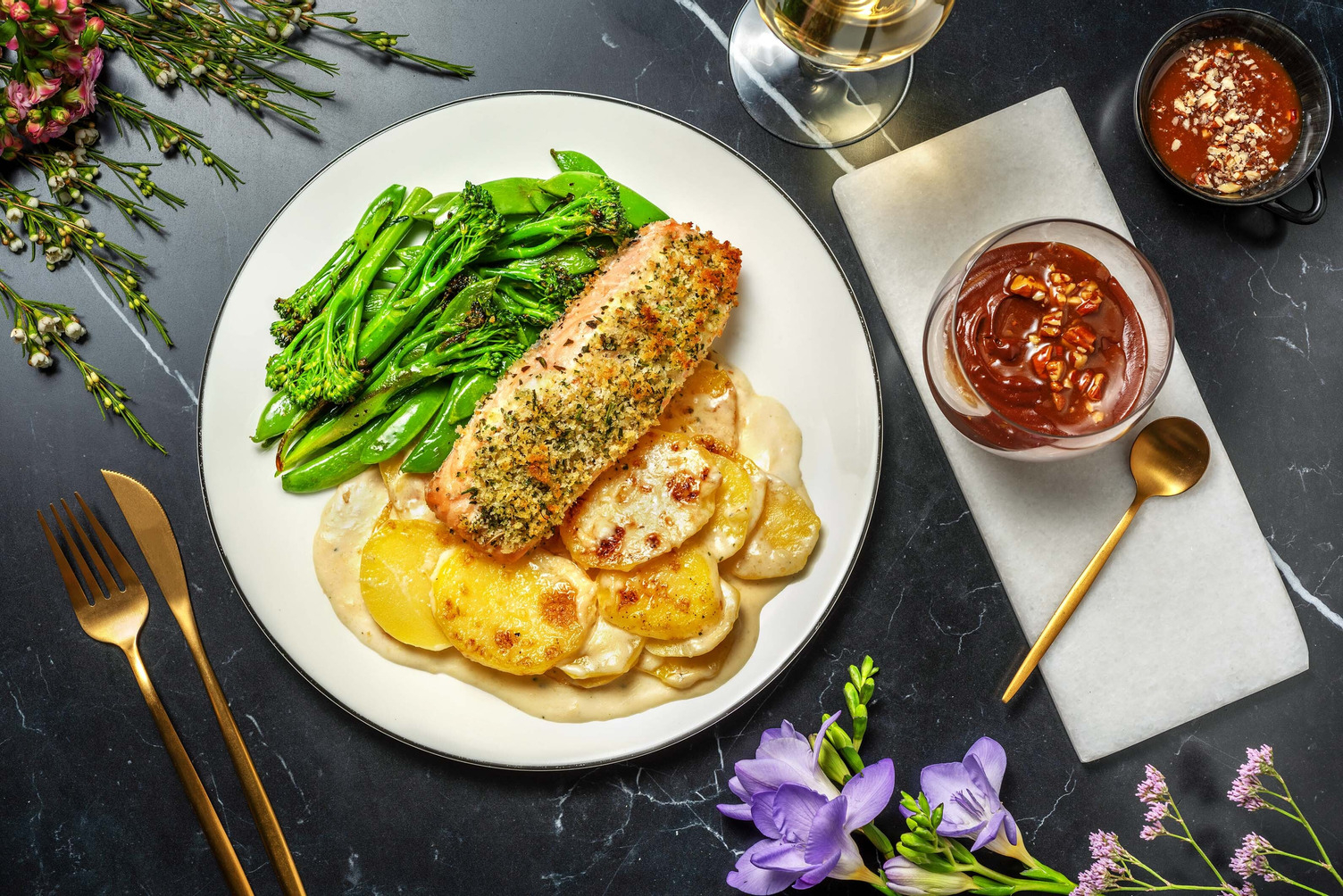 Date Night Herb Crusted Salmon Fillet