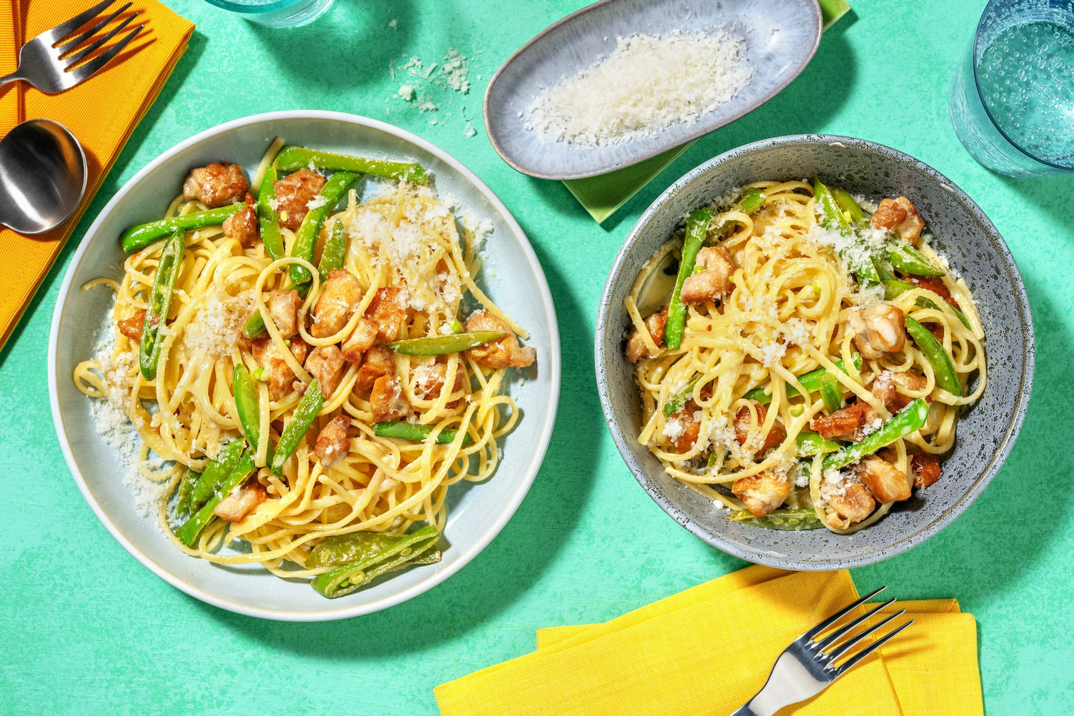 Creamy Lemon Chicken Linguine